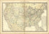 Map of the United States from Historical Hand-atlas, Illustrated, Containing Large Scale Copper Plate Maps of Each State and Territory of the United States, and the Provinces of Canada, Together With a Complete Reference Map of the World, … 1882 by Relic Map Company
