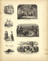 Colonial Architecture, Divinity Hall-Oxford, Landing of the Pilgrims, Others from Historical Hand-atlas, Illustrated, Containing Large Scale Copper Plate Maps of Each State and Territory of the United States, and the Provinces of Canada, Together With... by Relic Map Company