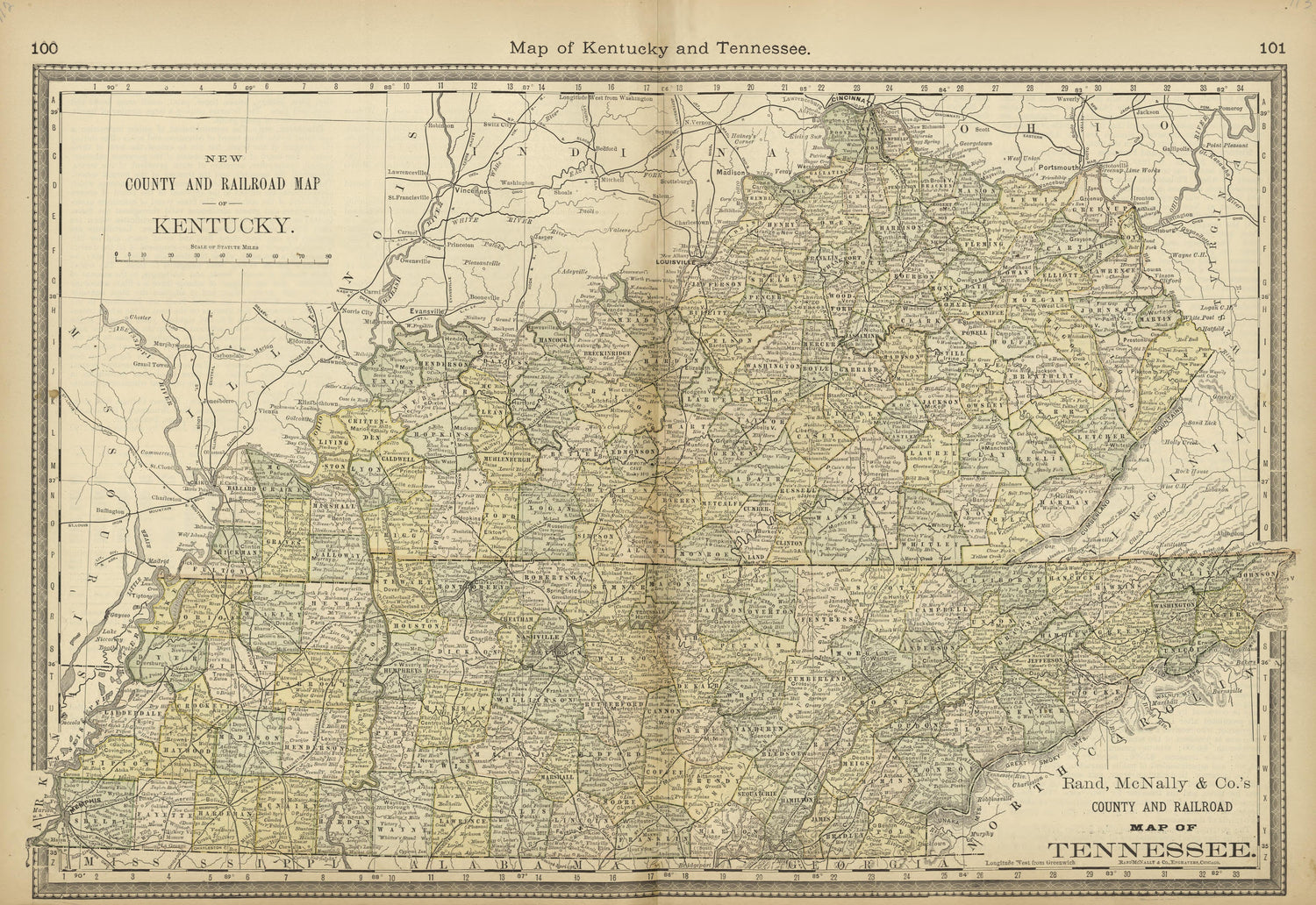 This old map of Pleasants County, , West Virginia, Wood County was created by H.H. Hardesty (Firm) in 1882