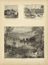 The Alamo - San Antonio TX, Clay Statue - Canal Street New Orleans LA and Other from Historical Hand-atlas, Illustrated, Containing Large Scale Copper Plate Maps of Each State and Territory of the United States, and the Provinces of Canada, Together W... by Relic Map Company