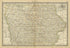 Map of Iowa from Historical Hand-atlas, Illustrated, Containing Large Scale Copper Plate Maps of Each State and Territory of the United States, and the Provinces of Canada, Together With a Complete Reference Map of the World, … 1882 by Relic Map Company