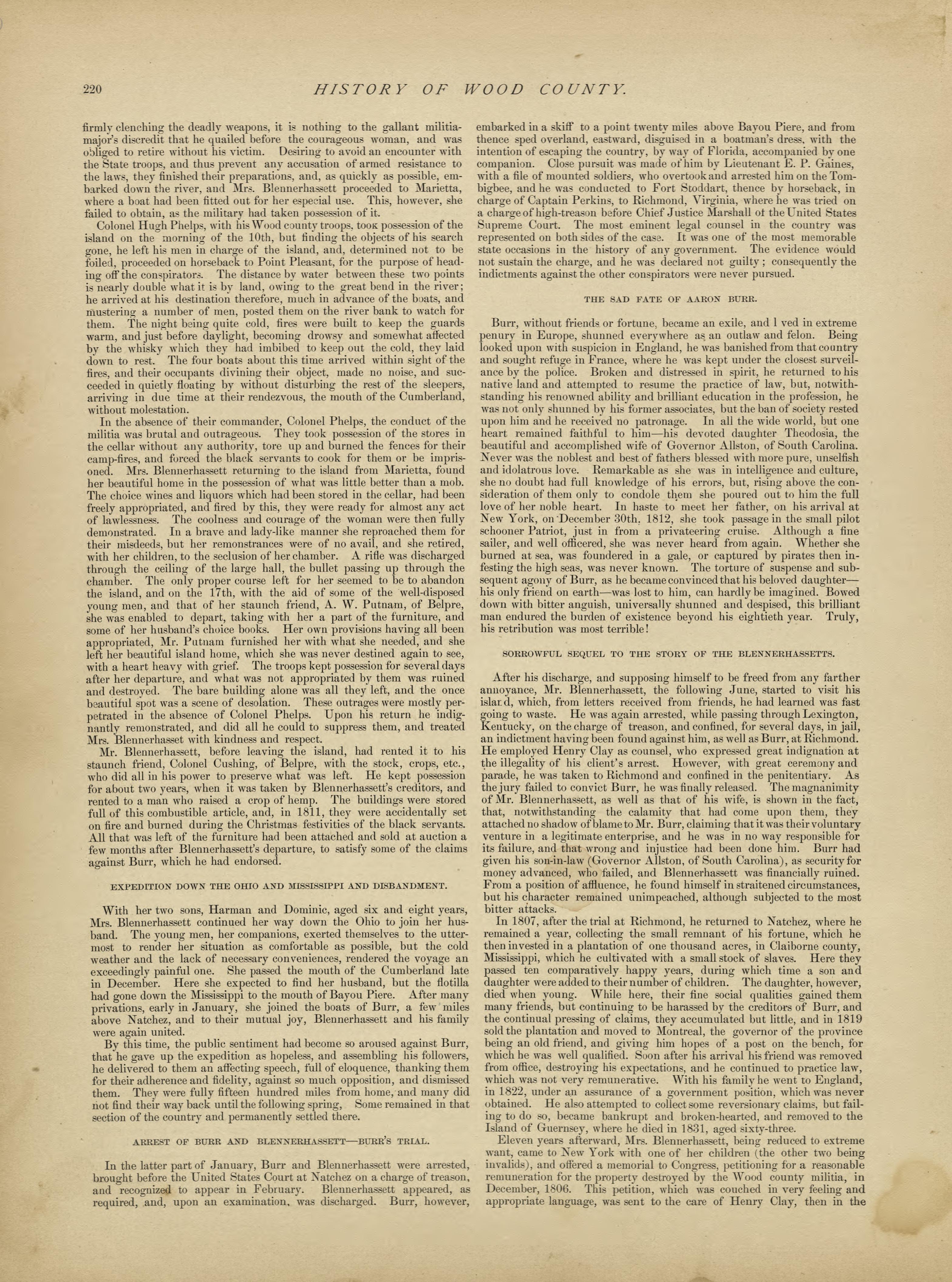 This old map of Pleasants County, , West Virginia, Wood County was created by H.H. Hardesty (Firm) in 1882
