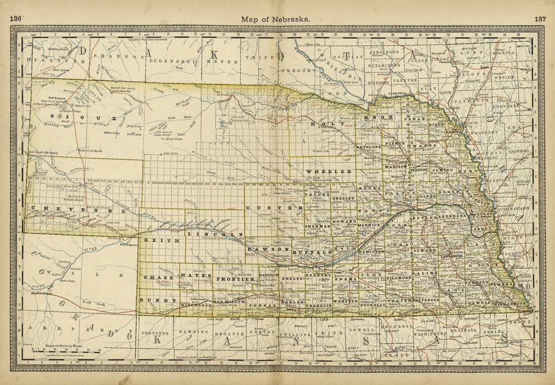 This old map of Pleasants County, , West Virginia, Wood County was created by H.H. Hardesty (Firm) in 1882