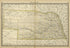 Map of Nebraska from Historical Hand-atlas, Illustrated, Containing Large Scale Copper Plate Maps of Each State and Territory of the United States, and the Provinces of Canada, Together With a Complete Reference Map of the World, … 1882 by Relic Map Company