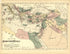 No. 2 Map of the Scripture World from Historical Hand-atlas, Illustrated, Containing Large Scale Copper Plate Maps of Each State and Territory of the United States, and the Provinces of Canada, Together With a Complete Reference Map of the World, … 1882 by Relic Map Company