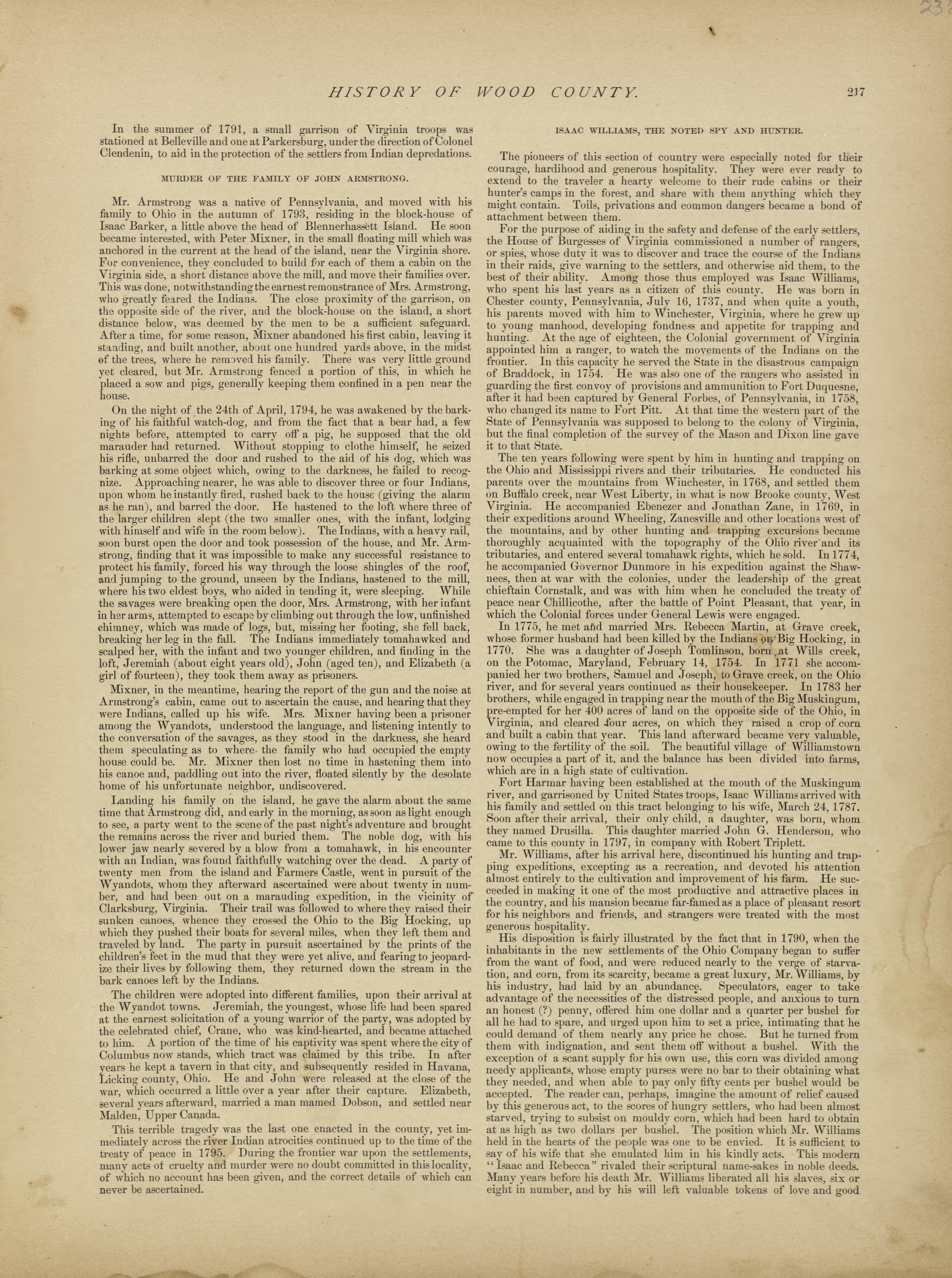 This old map of Pleasants County, , West Virginia, Wood County was created by H.H. Hardesty (Firm) in 1882