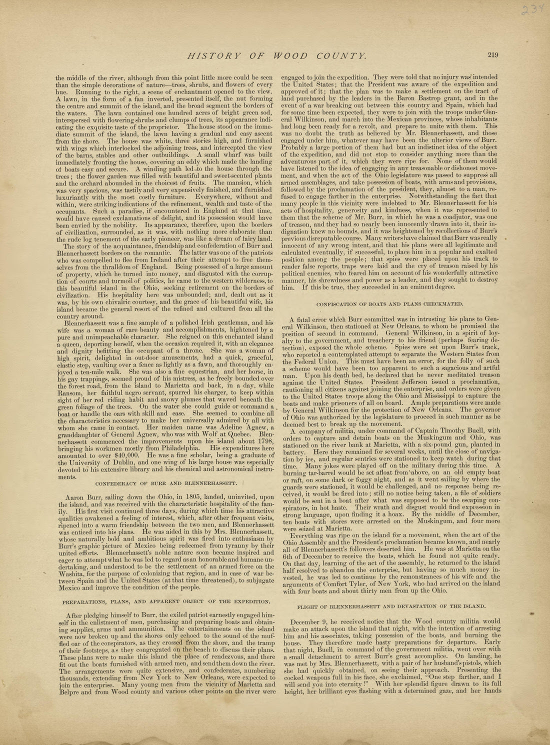 This old map of Pleasants County, , West Virginia, Wood County was created by H.H. Hardesty (Firm) in 1882