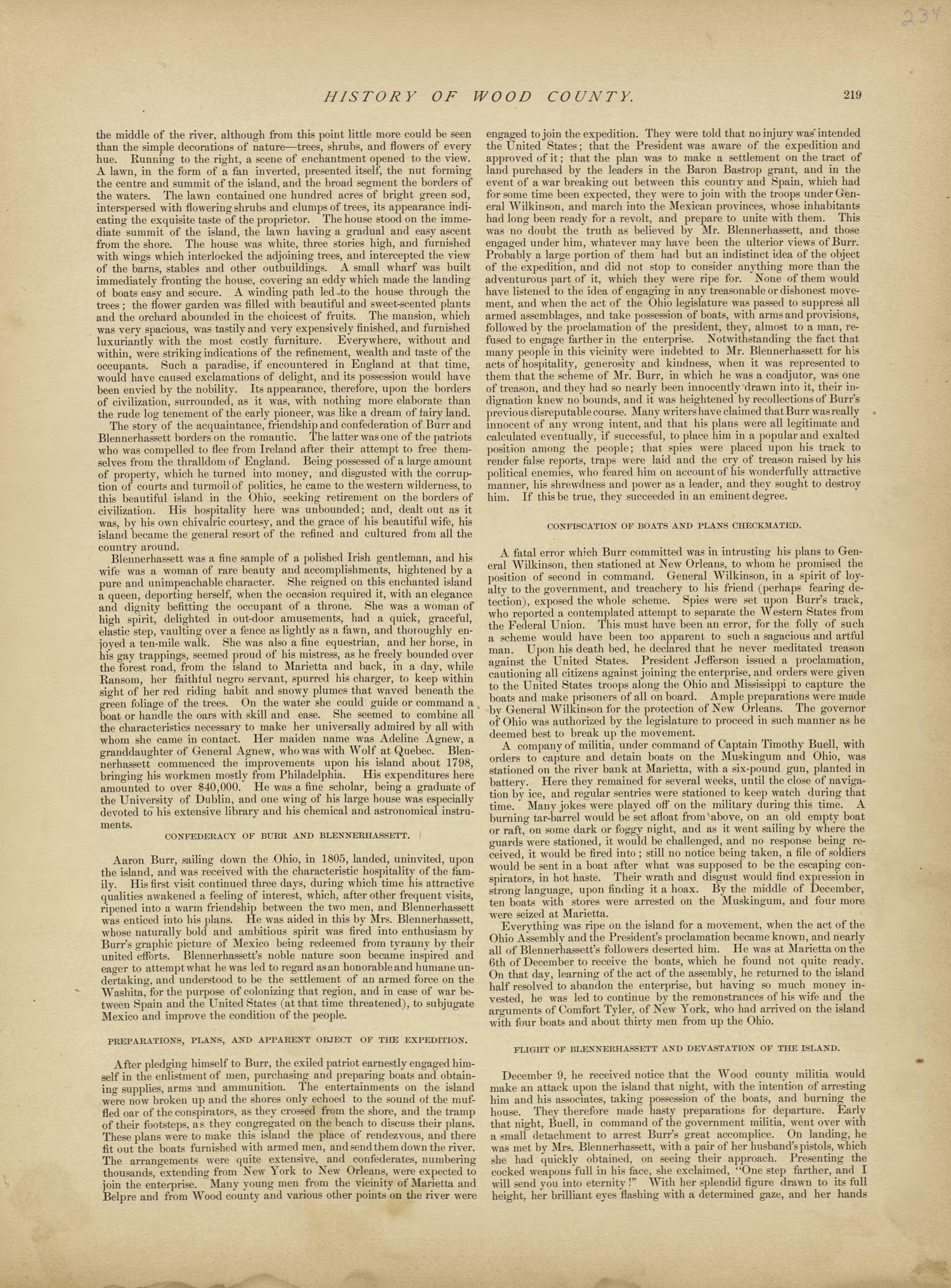 This old map of Pleasants County, , West Virginia, Wood County was created by H.H. Hardesty (Firm) in 1882