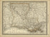 Map of Louisiana from Historical Hand-atlas, Illustrated, Containing Large Scale Copper Plate Maps of Each State and Territory of the United States, and the Provinces of Canada, Together With a Complete Reference Map of the World, … 1882 by Relic Map Company