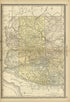Map of Arizona from Historical Hand-atlas, Illustrated, Containing Large Scale Copper Plate Maps of Each State and Territory of the United States, and the Provinces of Canada, Together With a Complete Reference Map of the World, … 1882 by Relic Map Company