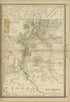 Map of New Mexico from Historical Hand-atlas, Illustrated, Containing Large Scale Copper Plate Maps of Each State and Territory of the United States, and the Provinces of Canada, Together With a Complete Reference Map of the World, … 1882 by Relic Map Company