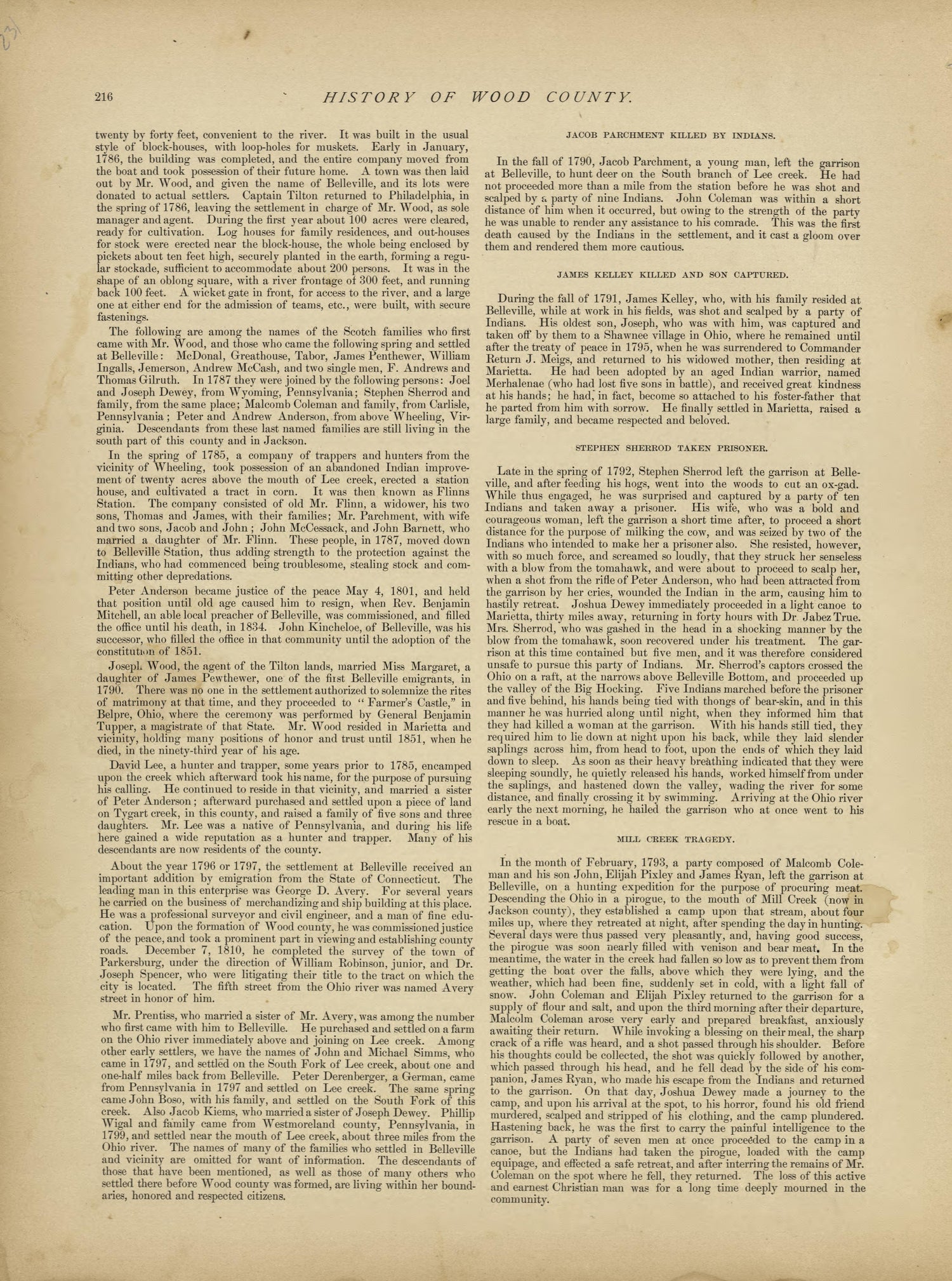 This old map of Pleasants County, , West Virginia, Wood County was created by H.H. Hardesty (Firm) in 1882