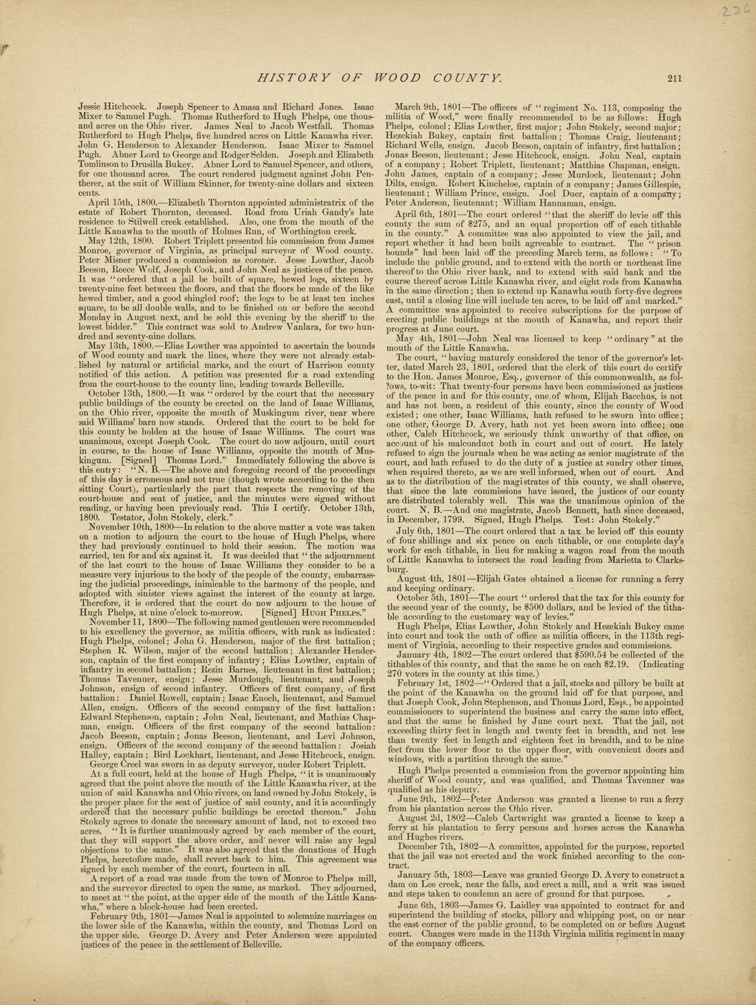 This old map of Pleasants County, , West Virginia, Wood County was created by H.H. Hardesty (Firm) in 1882