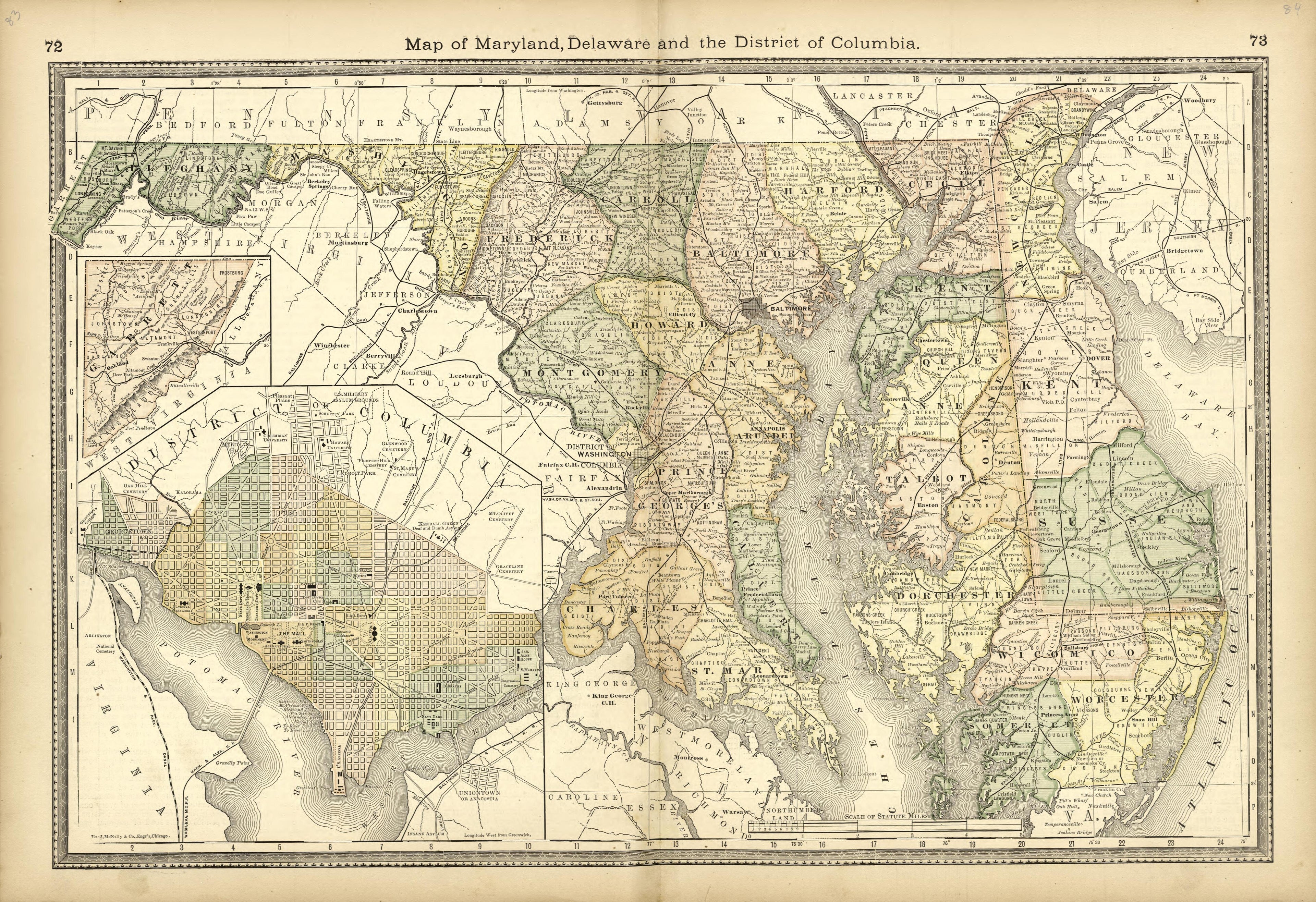 This old map of Pleasants County, , West Virginia, Wood County was created by H.H. Hardesty (Firm) in 1882