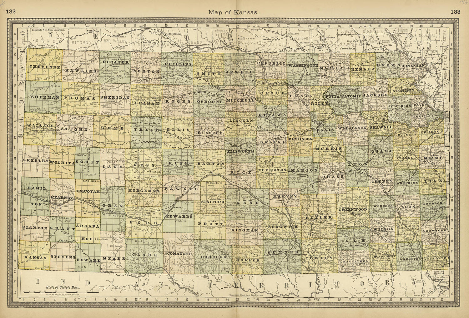 This old map of Pleasants County, , West Virginia, Wood County was created by H.H. Hardesty (Firm) in 1882
