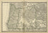 Map of Oregon from Historical Hand-atlas, Illustrated, Containing Large Scale Copper Plate Maps of Each State and Territory of the United States, and the Provinces of Canada, Together With a Complete Reference Map of the World, … 1882 by Relic Map Company