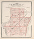 Map of Fruitland from Atlas of Muscatine County, Iowa : Containing Maps of Villages, Cities and Townships of the County, Maps of State, United States and World : Farmers Directory, Business Directory, General Information, Analysis of … 1899 by Relic Map Company