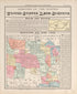 Analysis of the System of United States Land Surveys from Atlas of Muscatine County, Iowa : Containing Maps of Villages, Cities and Townships of the County, Maps of State, United States and World : Farmers Directory, Business Directory, General Inform... by Relic Map Company