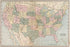 United States from Standard Atlas of Fillmore County, Minnesota : Including a Plat Book of the Villages, Cities and Townships of the County, Map of the State, United States and World : Farmers Directory, Reference … 1896 by Relic Map Company