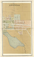 East Part City of Whitewater from Standard Atlas of Walworth County, Wisconsin 1907 by Relic Map Company