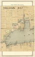 West Part of Lake Geneva from Standard Atlas of Walworth County, Wisconsin 1907 by Relic Map Company
