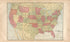 United States from Standard Atlas of Hall County, Nebraska : Including a Plat Book of the Villages, Cities and Precincts of the County, Map of the State, United States and World, Patrons Directory, Reference Business … 1904 by Relic Map Company