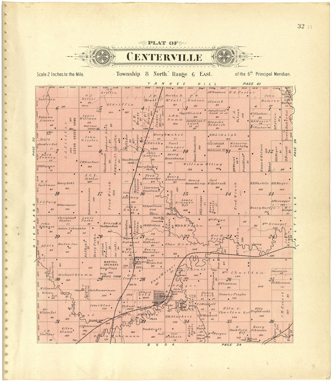 This old map of Lancaster County, Nebraska,  was created by Scoville Publishing Company in 1903