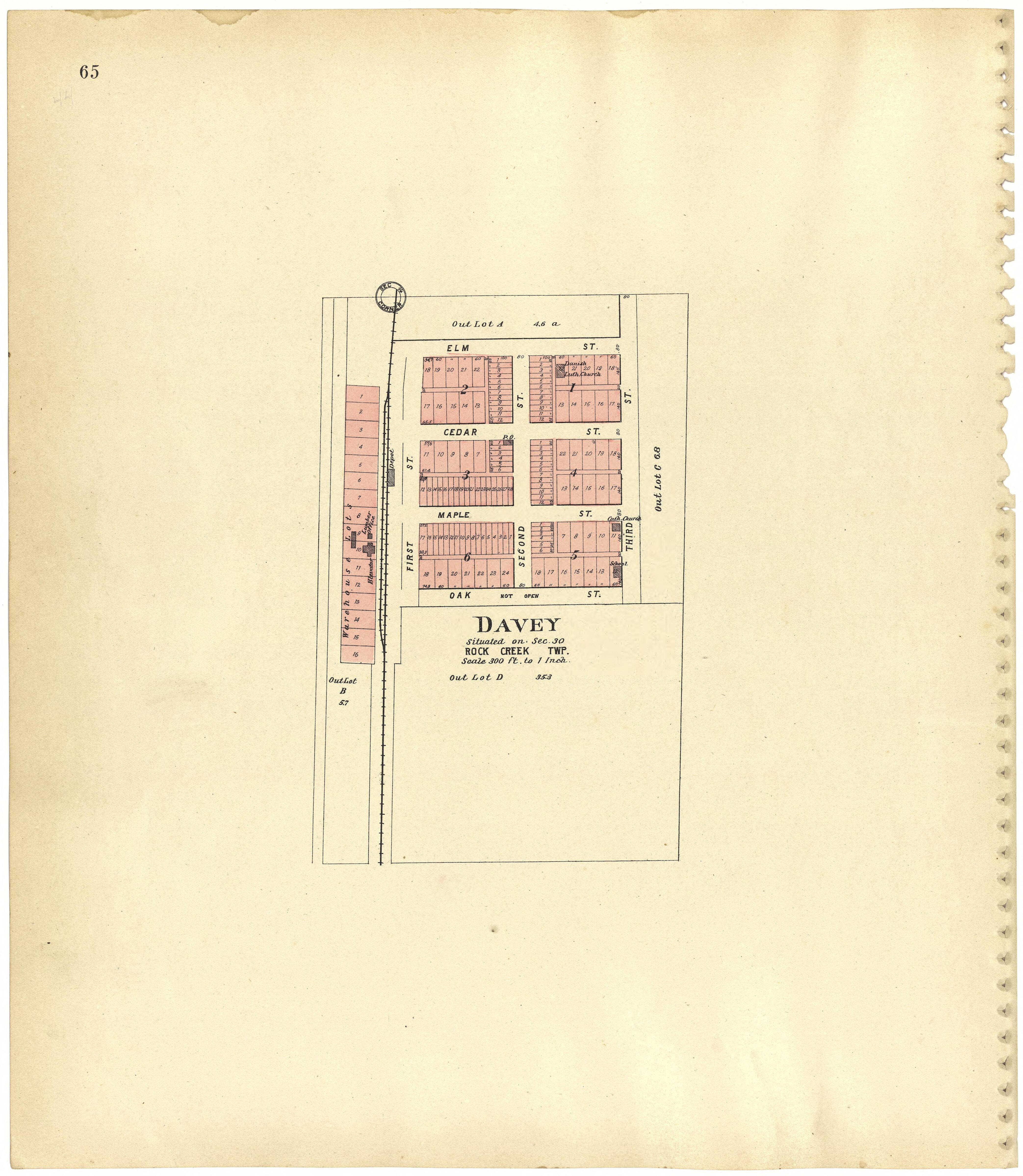 This old map of Lancaster County, Nebraska,  was created by Scoville Publishing Company in 1903
