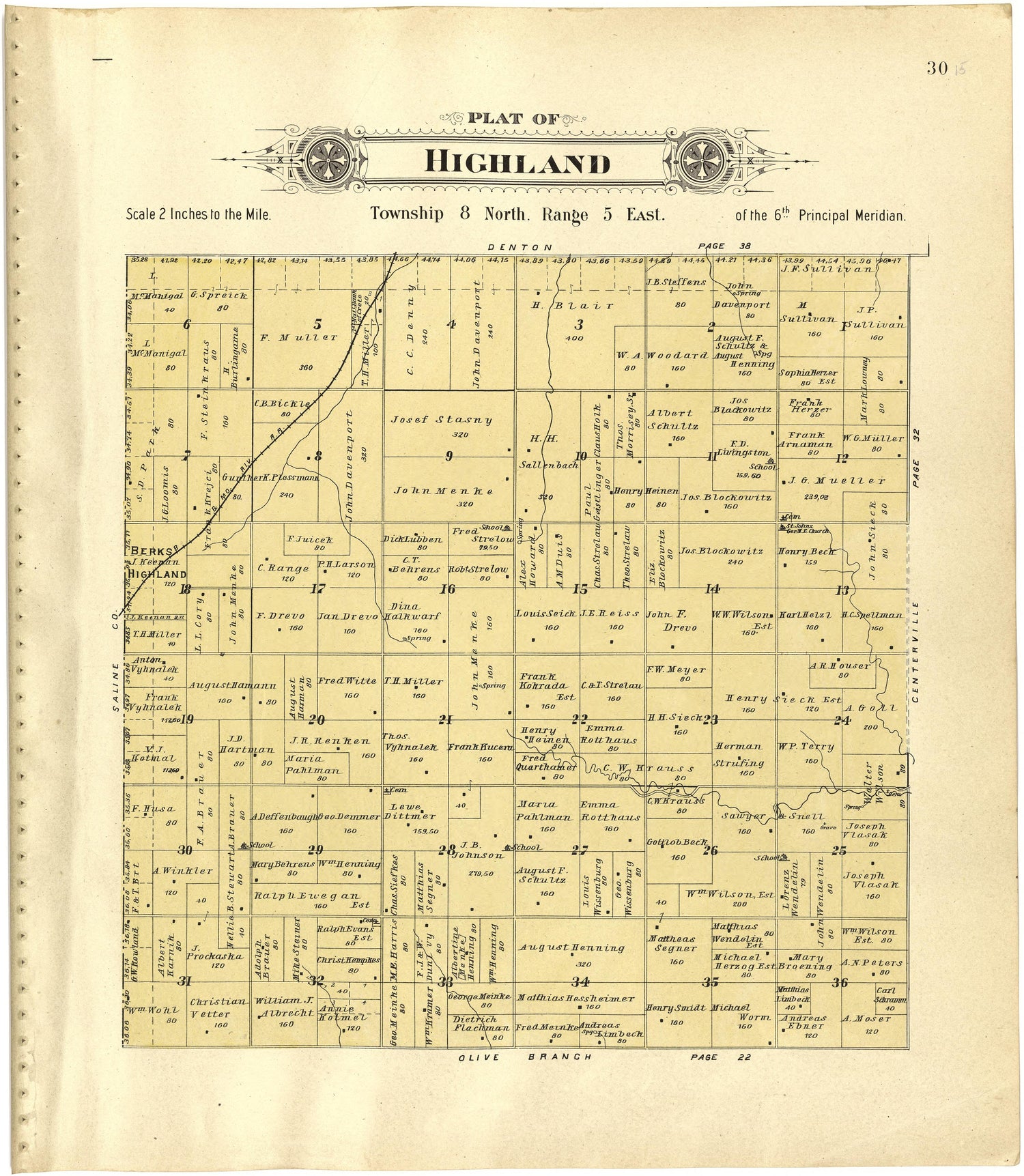 This old map of Lancaster County, Nebraska,  was created by Scoville Publishing Company in 1903