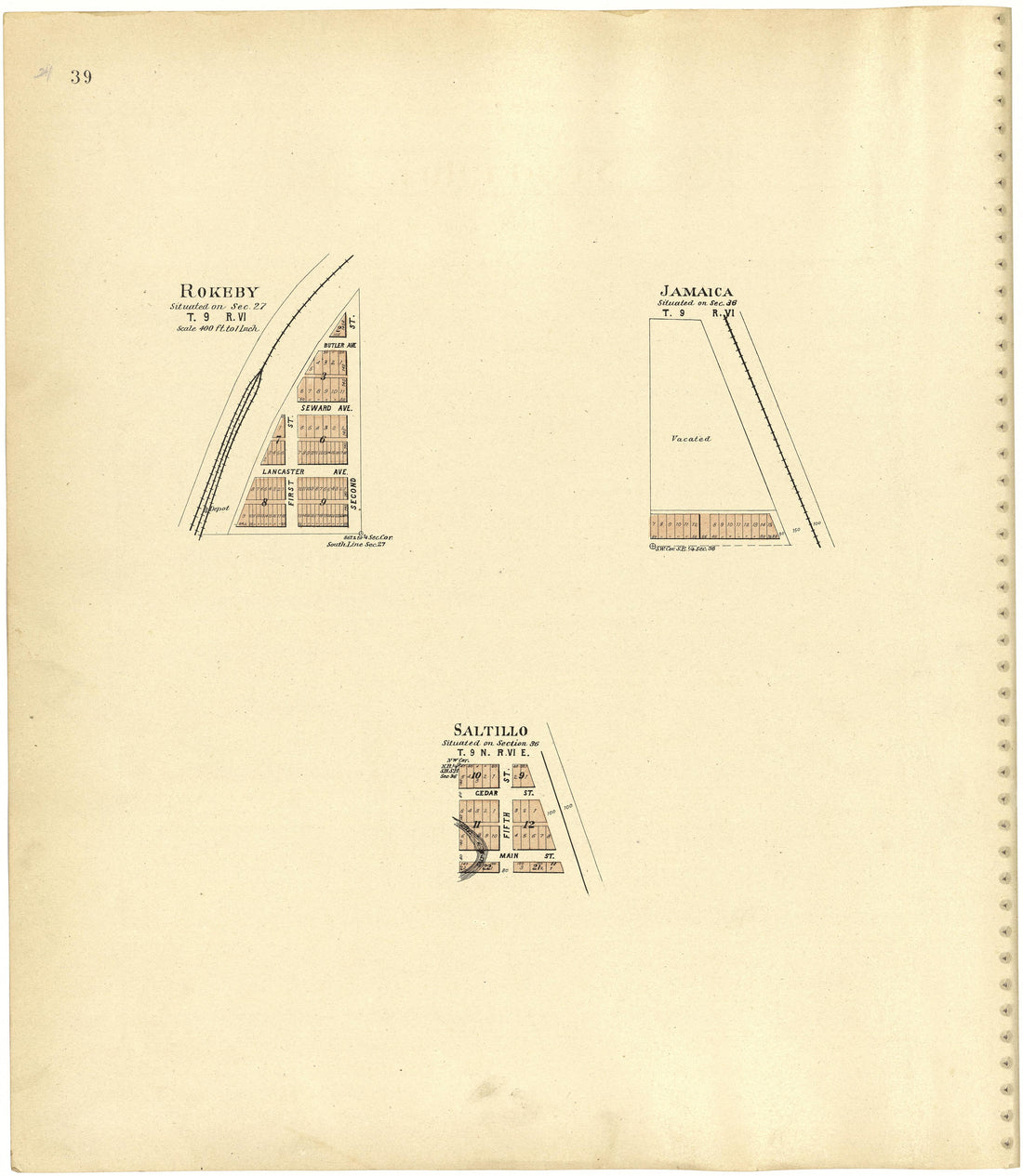 This old map of Lancaster County, Nebraska,  was created by Scoville Publishing Company in 1903