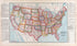 United States from Standard Atlas of Tazewell County, Illinois : Including a Plat Book of the Villages, Cities and Townships of the County, Map of the State, United States and World : Patrons Directory, Reference … 1929 by Relic Map Company