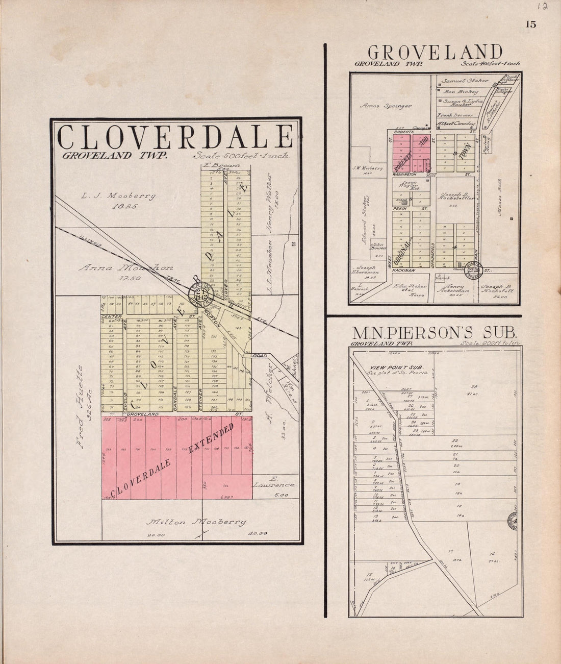 Cloverdale, Groveland, M.N. Pierson&