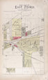 East Part of East Peoria from Standard Atlas of Tazewell County, Illinois : Including a Plat Book of the Villages, Cities and Townships of the County, Map of the State, United States and World : Patrons Directory, Reference … 1929 by Relic Map Company