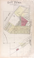 West Part of East Peoria from Standard Atlas of Tazewell County, Illinois : Including a Plat Book of the Villages, Cities and Townships of the County, Map of the State, United States and World : Patrons Directory, Reference … 1929 by Relic Map Company
