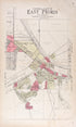 Central Part of East Peoria from Standard Atlas of Tazewell County, Illinois : Including a Plat Book of the Villages, Cities and Townships of the County, Map of the State, United States and World : Patrons Directory, Reference … 1929 by Relic Map Company
