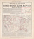 United States Land Surveys from Standard Atlas of Tazewell County, Illinois : Including a Plat Book of the Villages, Cities and Townships of the County, Map of the State, United States and World : Patrons Directory, Reference … 1929 by Relic Map Company