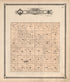 Map of Township 22 S Range 25 W from Standard Atlas of Hodgeman County, Kansas : Including a Plat Book of the Villages, Cities and Townships of the County, Map of the State, United States and World, Patrons Directory, Reference Business … 1907 by Relic Map Company