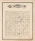 Map of Township 21 S Range 25 W from Standard Atlas of Hodgeman County, Kansas : Including a Plat Book of the Villages, Cities and Townships of the County, Map of the State, United States and World, Patrons Directory, Reference Business … 1907 by Relic Map Company