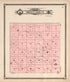 Map of Township 24 S Range 21 W from Standard Atlas of Hodgeman County, Kansas : Including a Plat Book of the Villages, Cities and Townships of the County, Map of the State, United States and World, Patrons Directory, Reference Business … 1907 by Relic Map Company