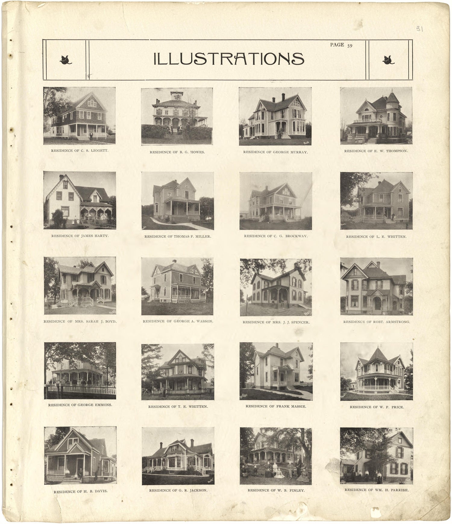 Illustrations from Standard Atlas of Stark County, Illinois : Including a Plat Book of the Villages, Cities and Townships of the County, Map of the State, United States and World : Patrons Directory, Reference … 1907 by Relic Map Company