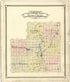 Outline Map of Stark County, Illinois from Standard Atlas of Stark County, Illinois : Including a Plat Book of the Villages, Cities and Townships of the County, Map of the State, United States and World : Patrons Directory, Reference … 1907 by Relic Map Company