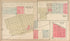 Attica, Ruella Township; Freeport, Silver Creek Township; Danville, Odelle Township from Standard Atlas of Harper County, Kansas : Including a Plat Book of the Villages, Cities and Townships of the County, Map of the State, United States and World, Pa... by Relic Map Company
