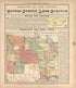 Analysis of the System of United States Land Surveys from Standard Atlas of Harper County, Kansas : Including a Plat Book of the Villages, Cities and Townships of the County, Map of the State, United States and World, Patrons Directory, Reference Busi... by Relic Map Company