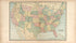 United States from Standard Atlas of Harper County, Kansas : Including a Plat Book of the Villages, Cities and Townships of the County, Map of the State, United States and World, Patrons Directory, Reference Business … 1902 by Relic Map Company