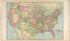 United States from Standard Atlas of Madison County, Illinois : Including a Plat Book of the Villages, Cities and Townships of the County, Map of the State, United States and World : Patrons Directory, Reference … 1906 by Relic Map Company