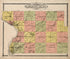 Madison County from Standard Atlas of Madison County, Illinois : Including a Plat Book of the Villages, Cities and Townships of the County, Map of the State, United States and World : Patrons Directory, Reference … 1906 by Relic Map Company