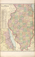 Illinois from Standard Atlas of Madison County, Illinois : Including a Plat Book of the Villages, Cities and Townships of the County, Map of the State, United States and World : Patrons Directory, Reference … 1906 by Relic Map Company