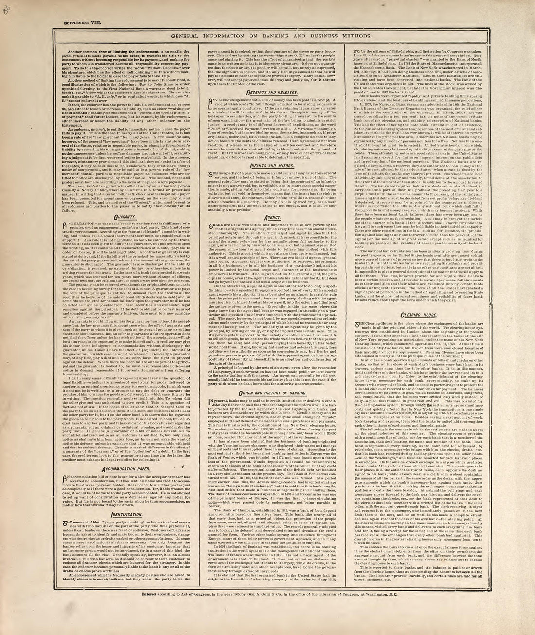 Banking and Business Methods - 2 from Standard Atlas of Madison County, Illinois : Including a Plat Book of the Villages, Cities and Townships of the County, Map of the State, United States and World : Patrons Directory, Reference … 1906 by Relic Map Company