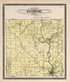 Map of Waterford Township from Plat Book of Racine and Kenosha Counties, Wisconsin : Including Plats of the Villages, Cities and Townships of the Counties, Map of the State, United States and World, Patrons Directory, Reference Business … 1908 by Relic Map Company
