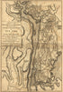 Plan of Operations of British Army, 12 October - 28 November 1776 from Atlas of the Battles of the American Revolution, Together With Maps Shewing the Routes of the British and American Armies, Plans of Cities, Surveys of Harbors, &c 1845 by Relic Map Company